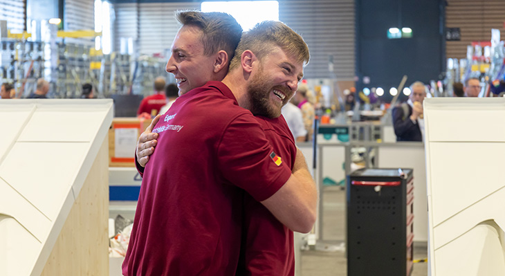 WorldSkills Germany Team feiert den Erfolg in Lyon